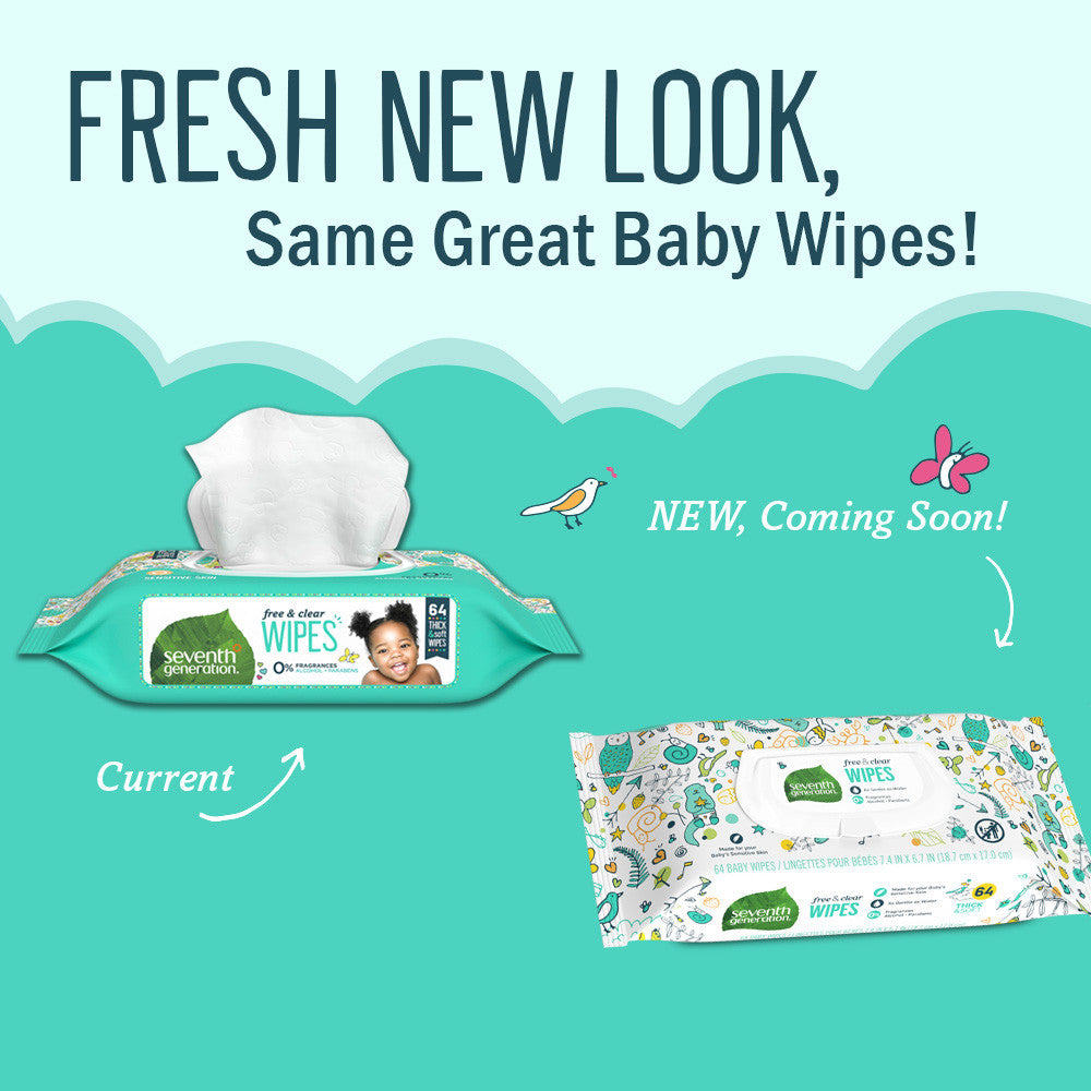 Seventh Generation F&C Baby Wipe Wdgt (12x64CNT )