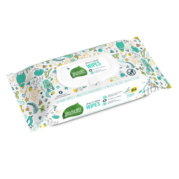 Seventh Generation F&C Baby Wipe Wdgt (12x64CNT )