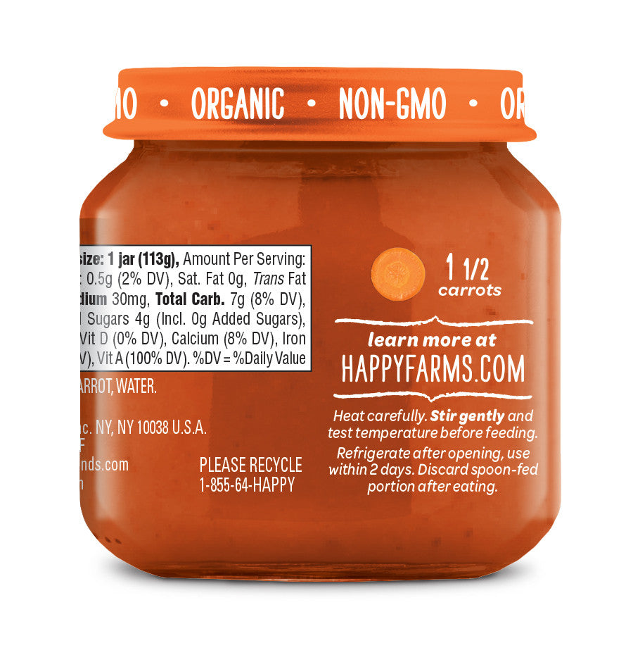 OG2 H B CC CARROT STG1 ( 6 X 4 OZ   )