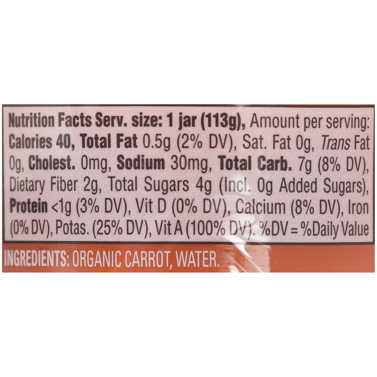 OG2 H B CC CARROT STG1 ( 6 X 4 OZ   )