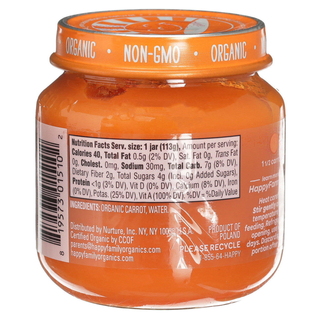 OG2 H B CC CARROT STG1 ( 6 X 4 OZ   )